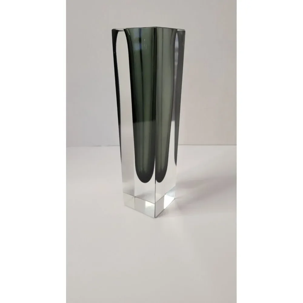 Vintage Murano Sommerso‎ Vase By Flavio Poli Seguso Italy 1970s
